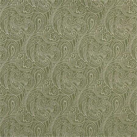 DESIGNER FABRICS 54 in. Wide Light Green- Traditional Paisley Jacquard Woven Upholstery Fabric B631